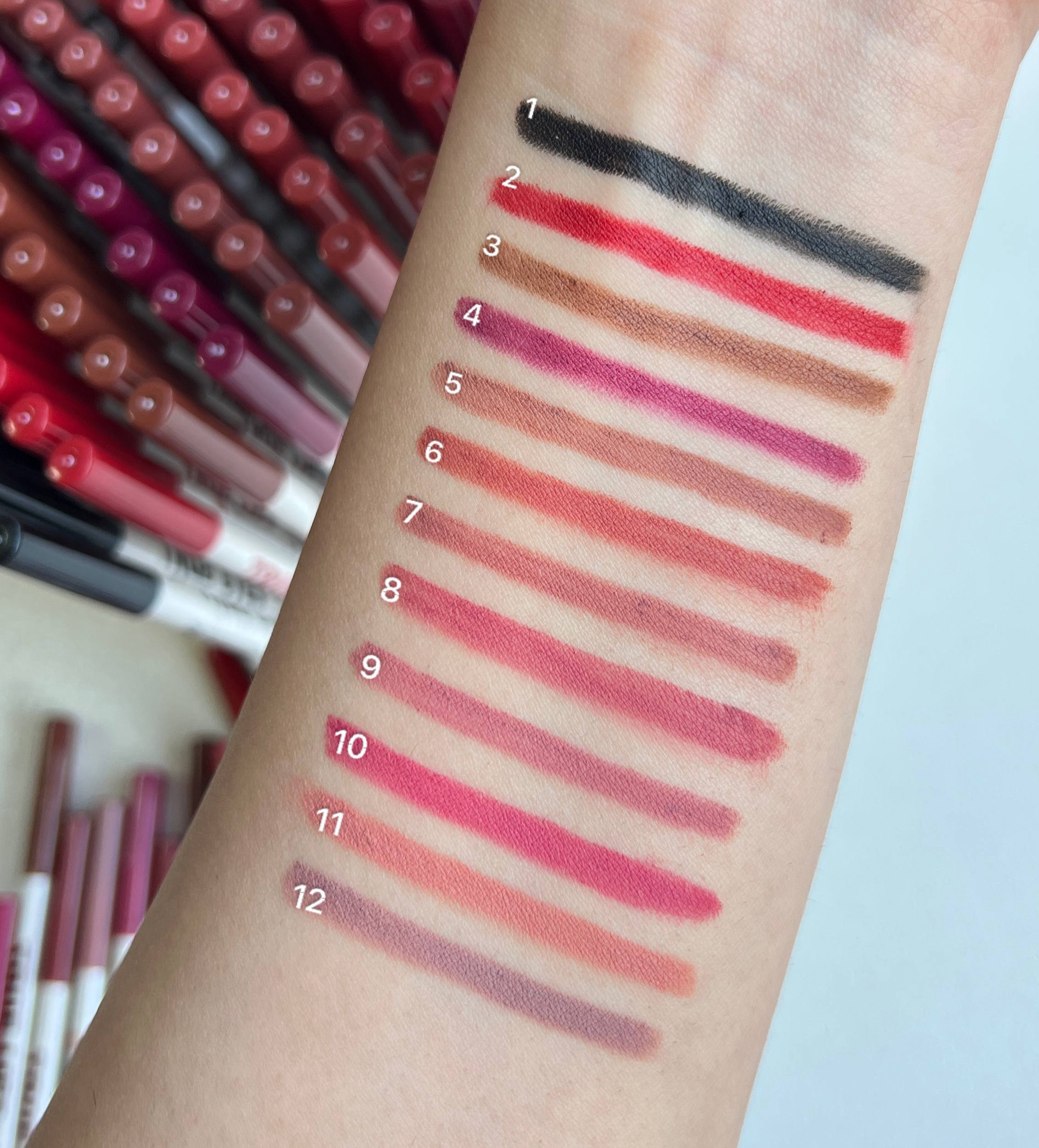 خط لب و خط چشم